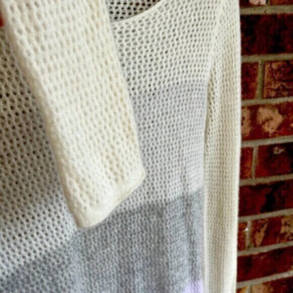 REPEAT Cashmere 100% Cashmere  crochet sweater XS - Picture 5 of 9